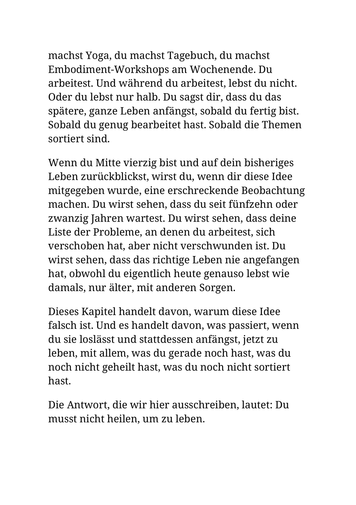 ICH WÜRDE JA GERNE, ABER MEIN VERDAMMTER KOPF LÄSST MICH NICHT