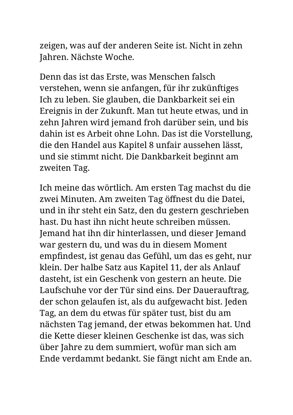 DEIN ZUKÜNFTIGES ICH IST GENERVT VON DIR