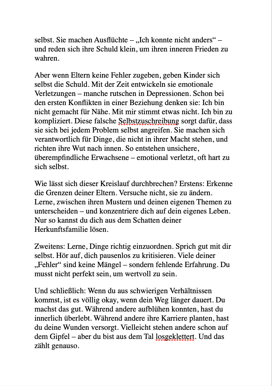 DAS BUCH, DAS ICH ALS KIND GEBRAUCHT HÄTTE...