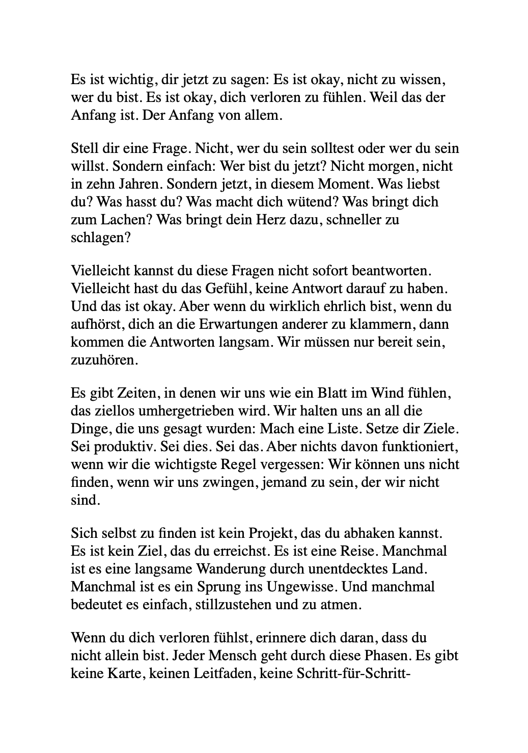 DAS BIN ICH, AUF DER REISE ZU MIR SELBST – Finde die Antwort in dir, die dir sonst niemand geben kann.