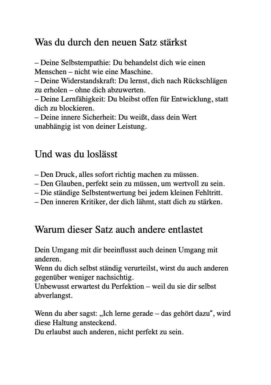 40 SÄTZE, DIE DEIN LEBEN VERÄNDERN - Grenzen setzen, souverän kommunizieren.