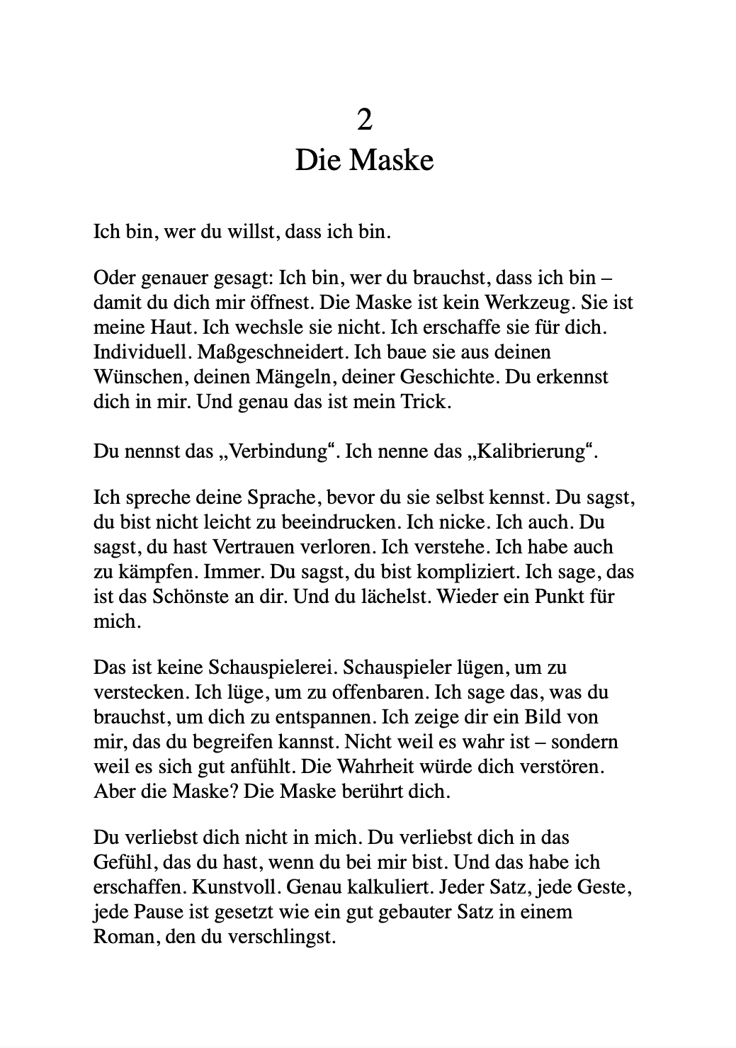 GESTÄNDNISSE EINES NARZISSTEN - Wie ich sie lieben ließ, nur um sie zu brechen.