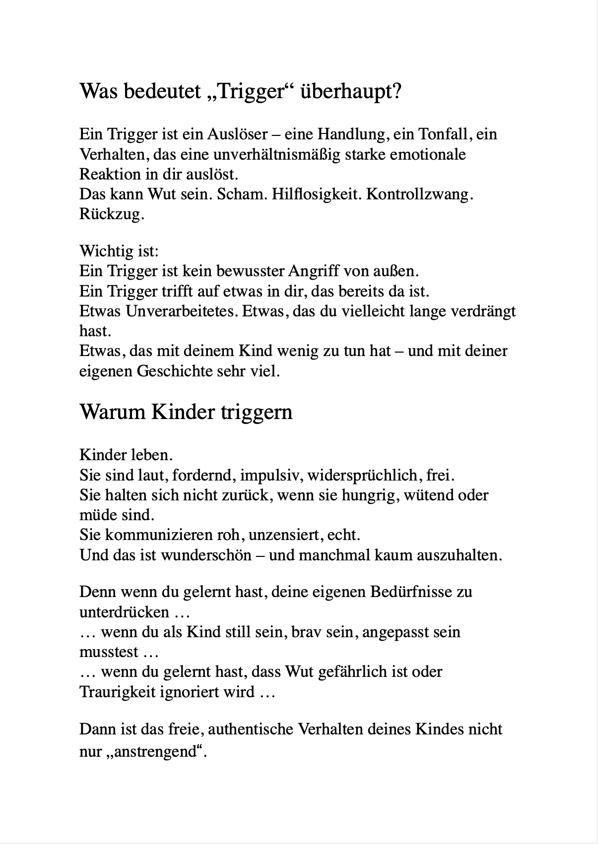 ERZIEHEN OHNE SCHREIEN - Wie du mit Stress, Wut und Schuldgefühlen umgehst – ohne dein Kind zu verletzen.