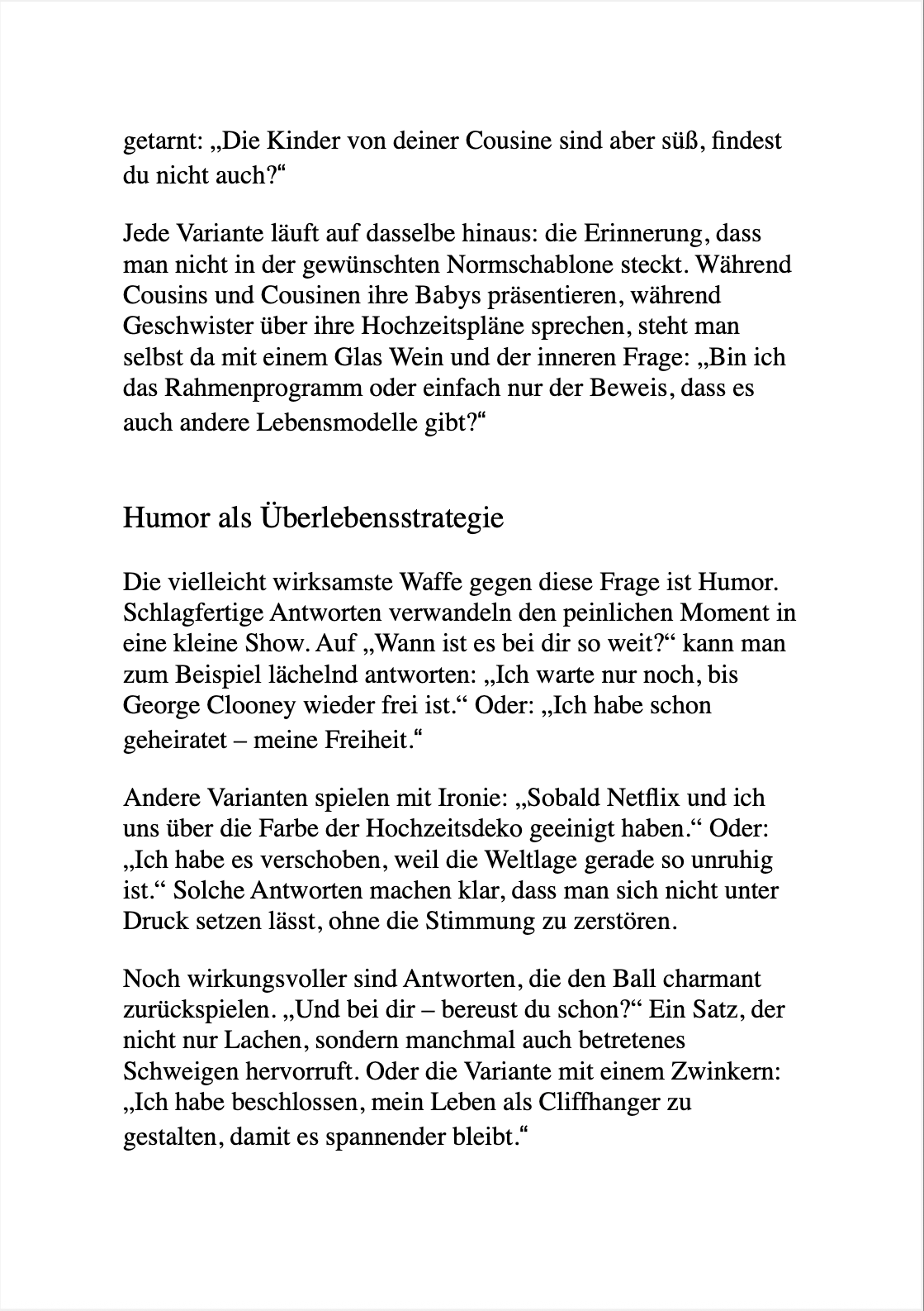 WIE DU IN DEINEN 30ern SINGLE BIST. Keine Anleitung