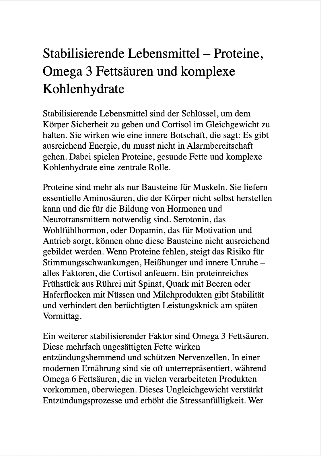 CORTISOL BALANCE - Wie Frauen Cortisol senken und ihren Hormonhaushalt ins Gleichgewicht bringen