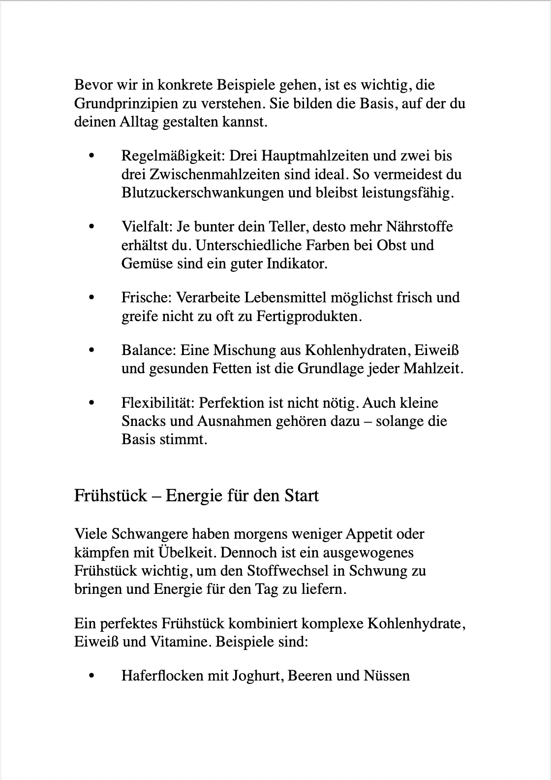 "BITTE ISS DAS NICHT, MAMA..." - Was du in der Schwangerschaft vermeiden solltest und wie du dein Kind optimal vorbereitest