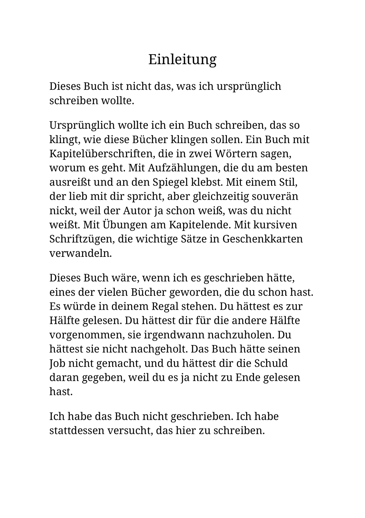 ICH WÜRDE JA GERNE, ABER MEIN VERDAMMTER KOPF LÄSST MICH NICHT