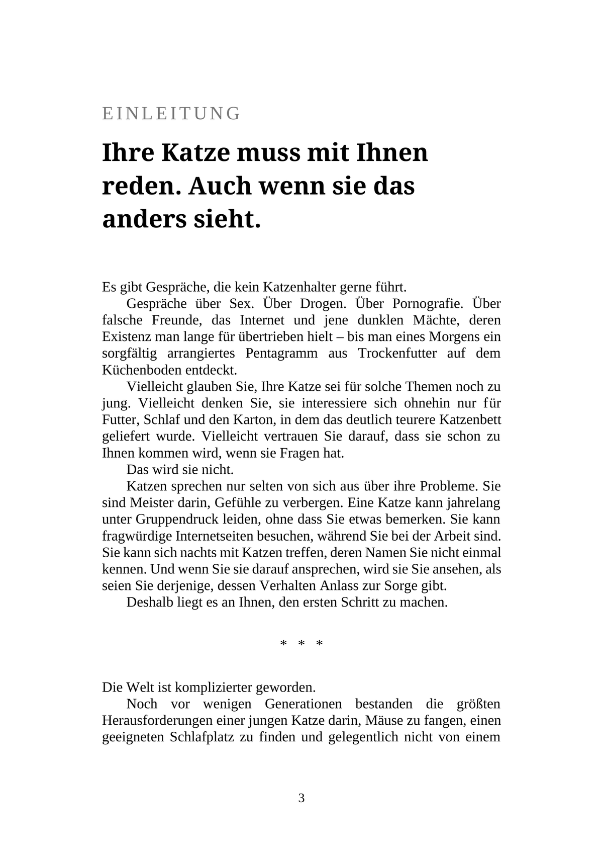 WIE SIE MIT IHRER KATZE ÜBER PORNOGRAFIE SPRECHEN -  Enthaltsamkeit, Drogen, Satanismus und andere Gefahren für ihre neun Leben