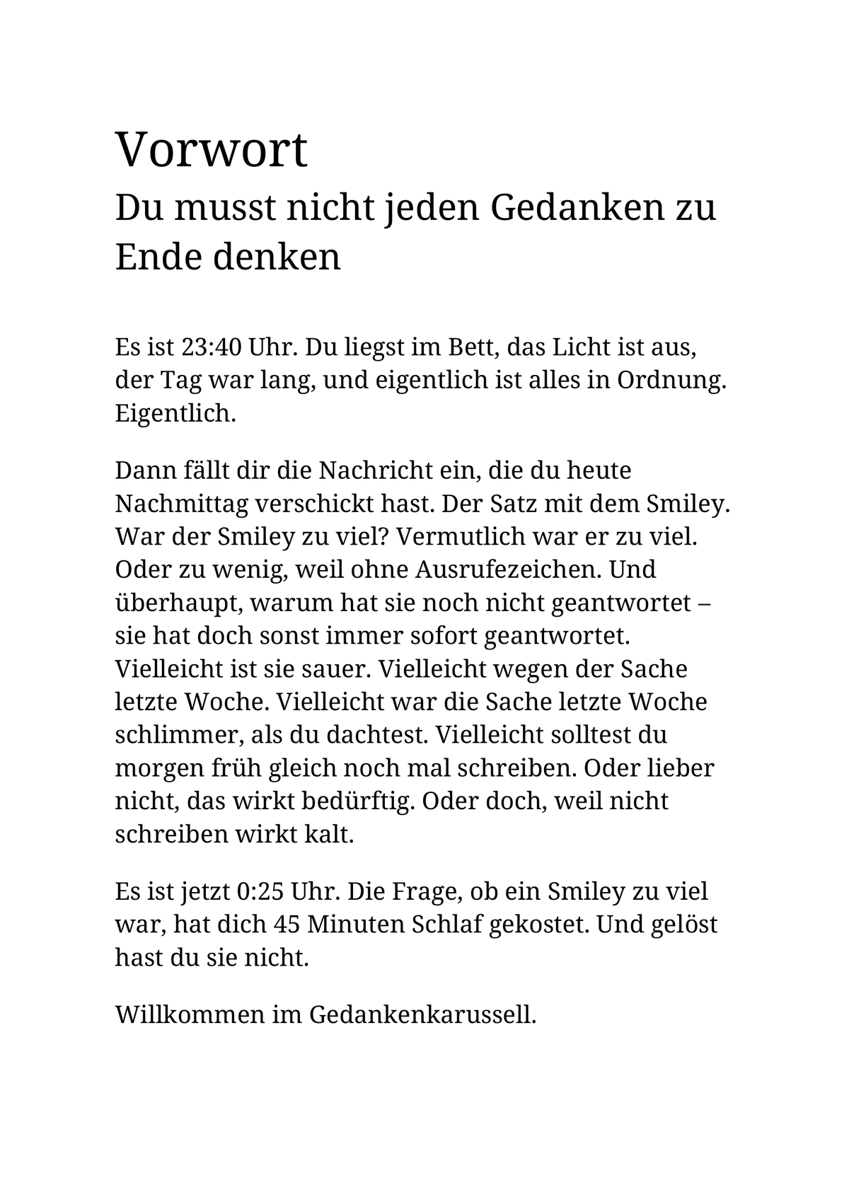 MEIN GEDANKENKARUSSELL HAT HEUTE URLAUB - Wie du aus dem Gedankenchaos aussteigst und wieder mehr Ruhe, Klarheit und Lebensfreude findest