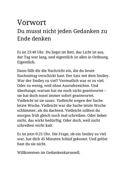 MEIN GEDANKENKARUSSELL HAT HEUTE URLAUB - Wie du aus dem Gedankenchaos aussteigst und wieder mehr Ruhe, Klarheit und Lebensfreude findest