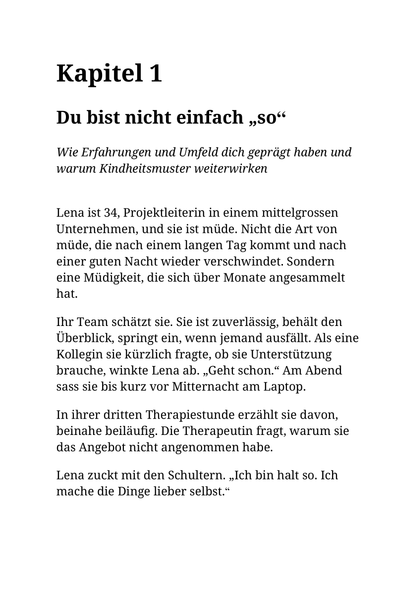 DAS BUCH, DAS DIR 10 JAHRE THERAPIE ERKLÄRT