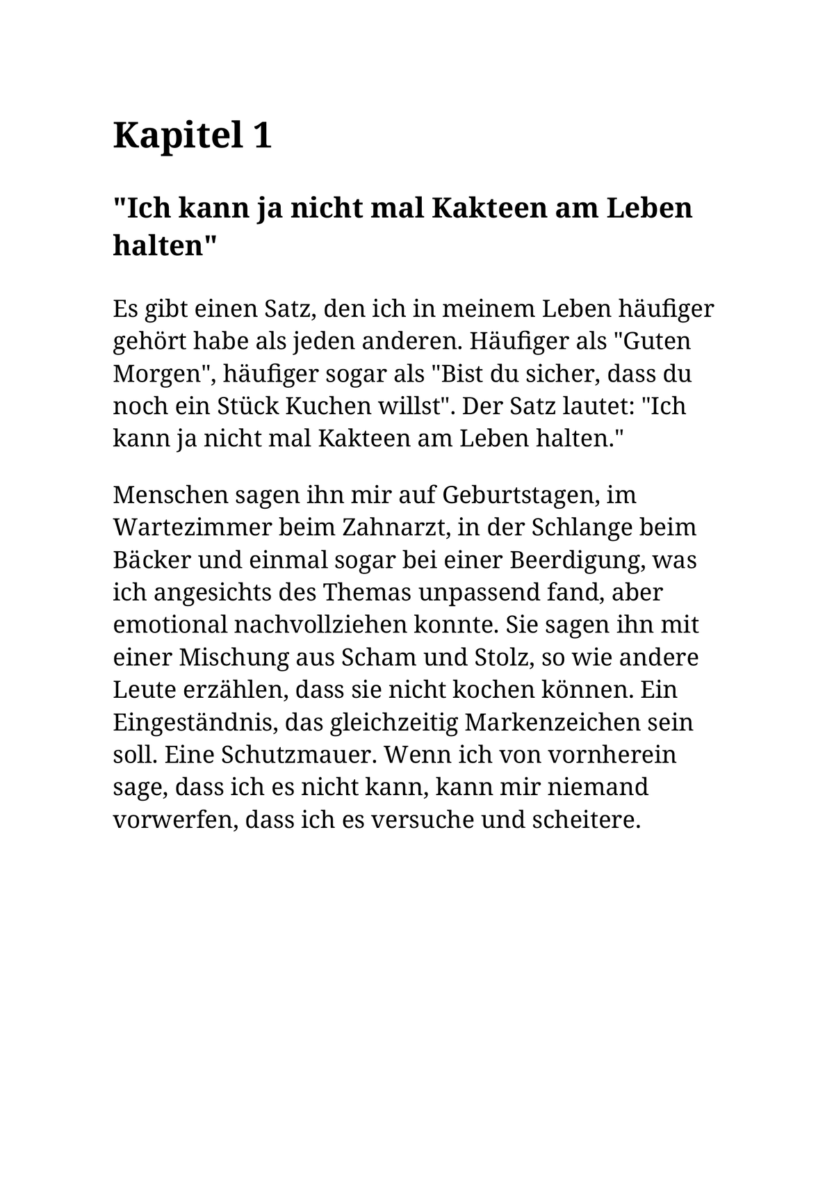 BITTE STIRB NICHT - Hilfe für chronische Pflanzenkiller