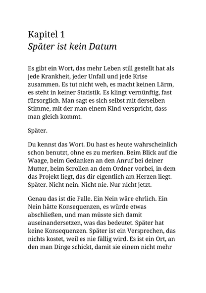 DEIN ZUKÜNFTIGES ICH IST GENERVT VON DIR