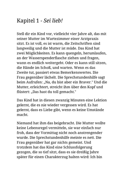WER IMMER NETT IST, DEN BEIẞEN DIE HUNDE - Über gute Absichten, falsche Rücksicht und den Mut, nicht immer der nette Mensch sein zu müssen.