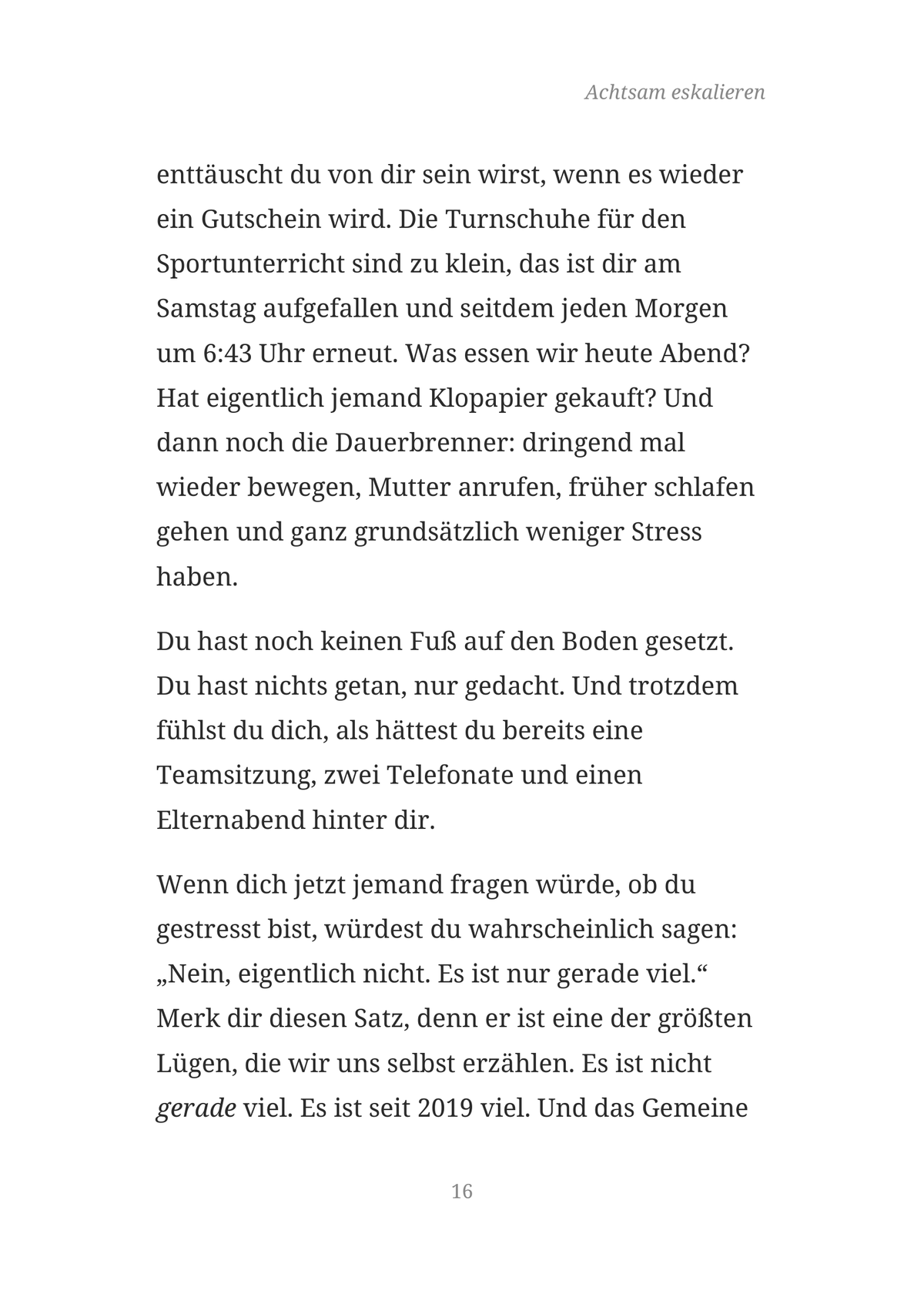 ACHTSAM ESKALIEREN - Der Anti-Stress-Guide für Frauen, die nicht mehr alles mitmachen wollen.