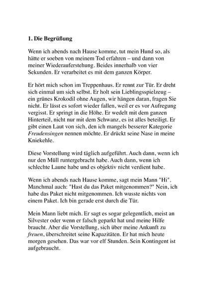 HUNDE MACHEN MICH GLÜCKLICH - MENSCHEN NUR KOPFSCHMERZEN