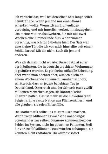 BITTE STIRB NICHT - Hilfe für chronische Pflanzenkiller