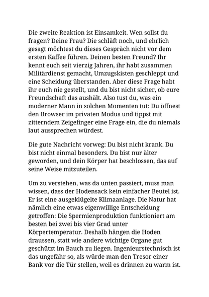 WARUM HÄNGEN MEINE EIER IM TOILETTENWASSER - Und andere Fragen auf die ältere Männer Antworten brauchen