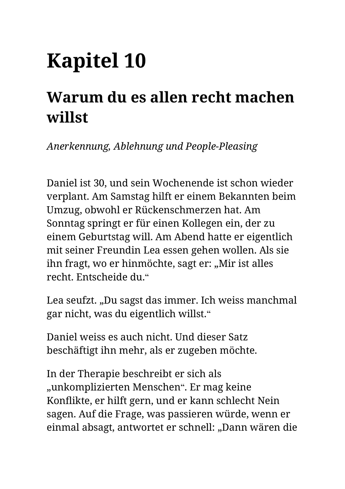 DAS BUCH, DAS DIR 10 JAHRE THERAPIE ERKLÄRT