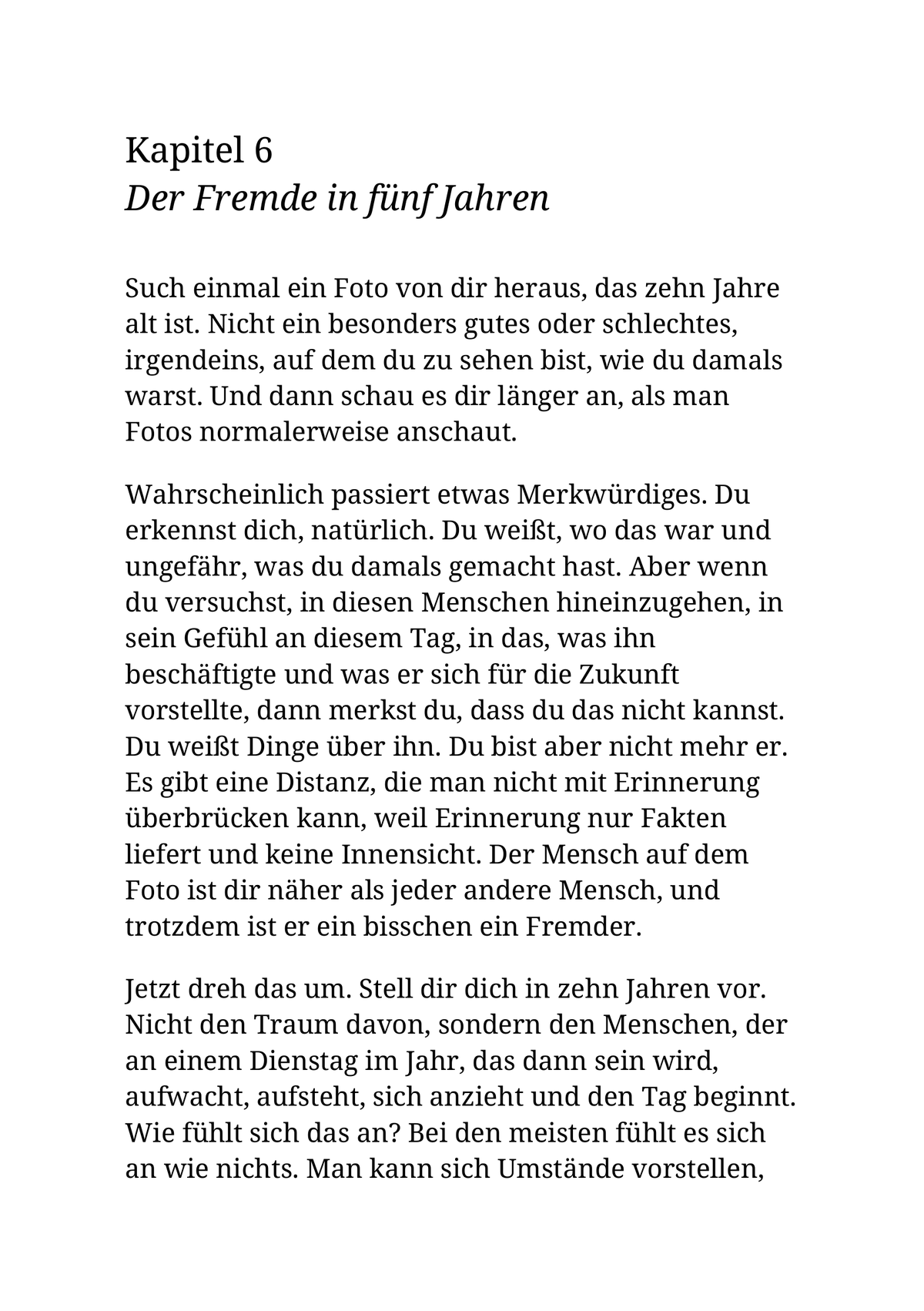 DEIN ZUKÜNFTIGES ICH IST GENERVT VON DIR