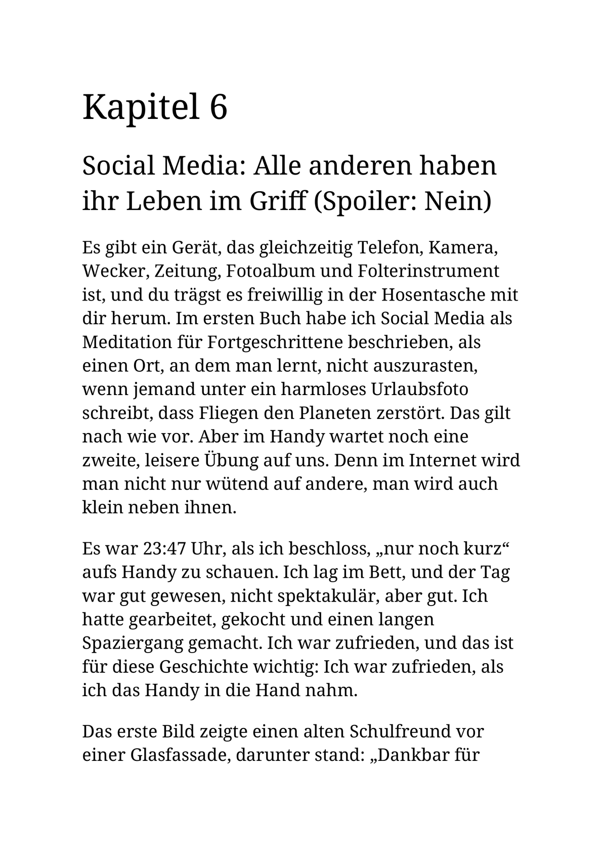ZEN UND DIE KUNST AUF SELBSTZWEIFEL ZU SCHEIẞEN