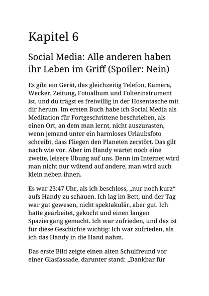 ZEN UND DIE KUNST AUF SELBSTZWEIFEL ZU SCHEIẞEN
