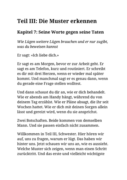 ER LÜGT DICH AN, SCHWESTER - Wie du seine Spielchen durchschaust, emotionale Manipulation erkennst und dich nie wieder täuschen lässt.