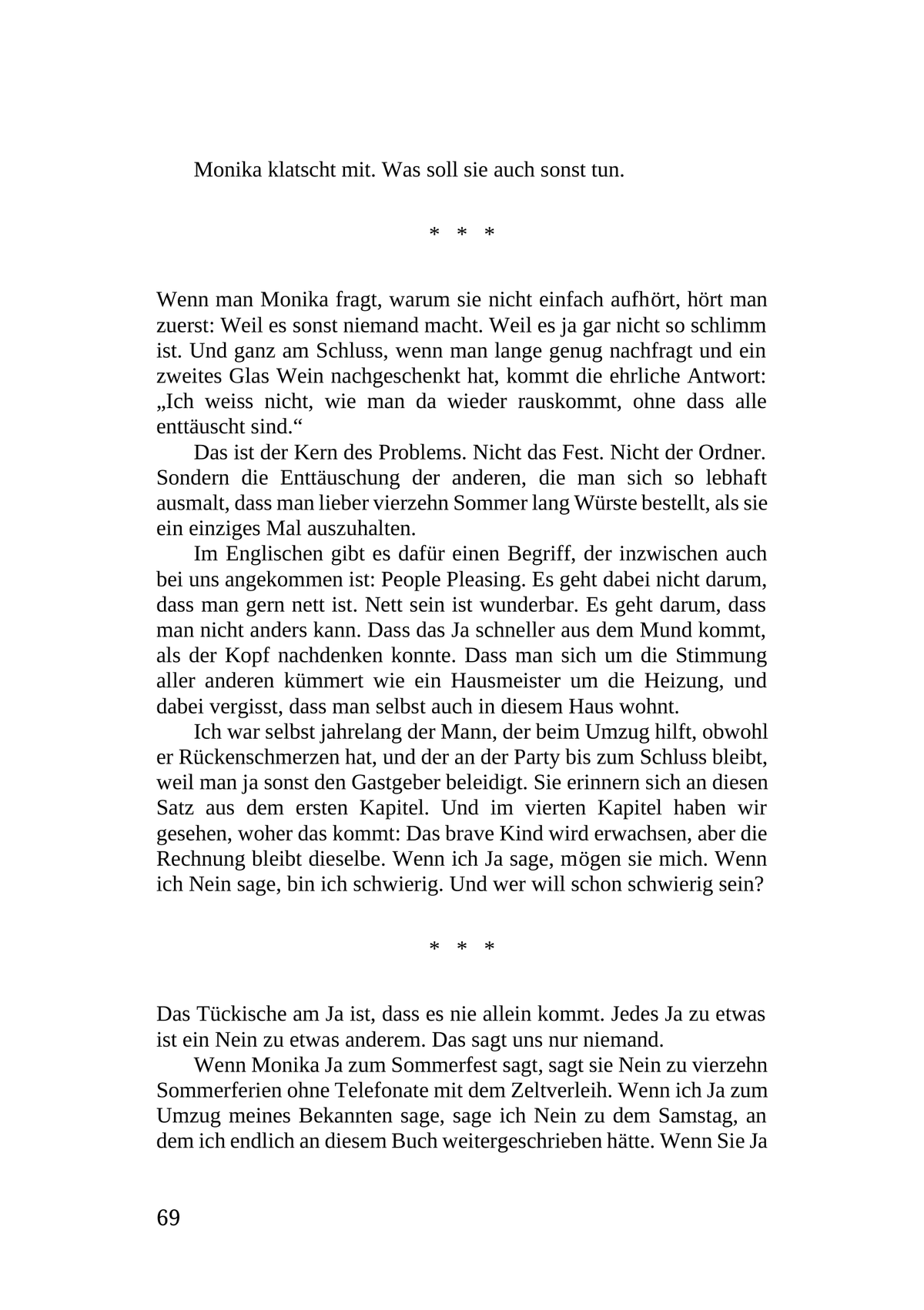 ICH LASS MIR DOCH NICHT VERBIETEN, WAS MIR KEINER ERLAUBT HAT