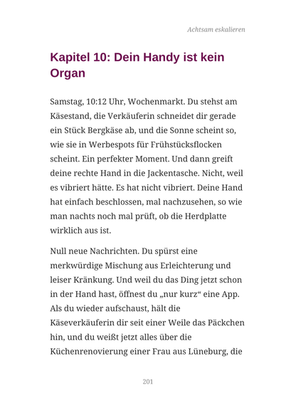 ACHTSAM ESKALIEREN - Der Anti-Stress-Guide für Frauen, die nicht mehr alles mitmachen wollen.