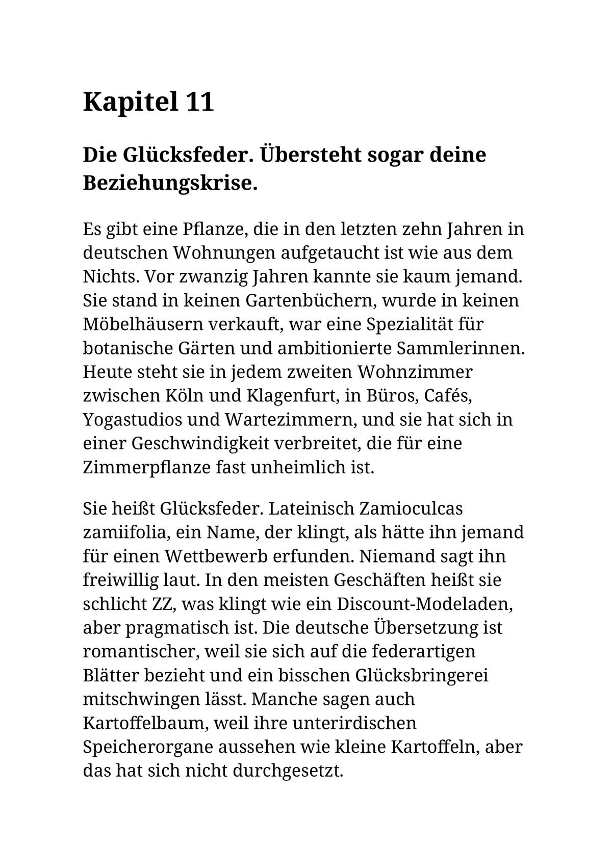 BITTE STIRB NICHT - Hilfe für chronische Pflanzenkiller