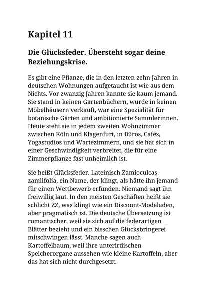 BITTE STIRB NICHT - Hilfe für chronische Pflanzenkiller