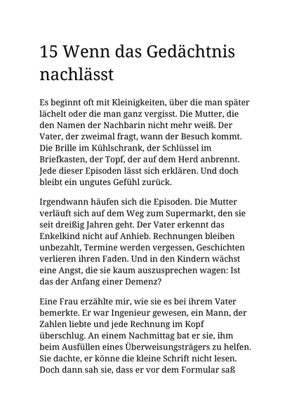 MEINE ELTERN WERDEN ALT UND ICH KANN NICHTS DAGEGEN TUN