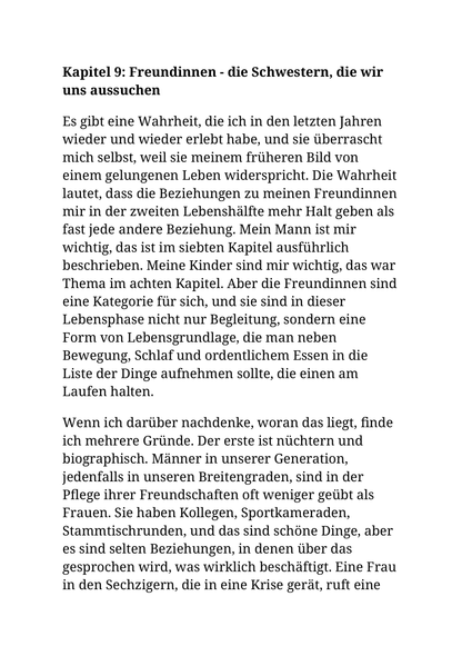 DIE ZWEITE LEBENSHÄLFTE GEHÖRT MIR (WENN DIE KNIE MITMACHEN)