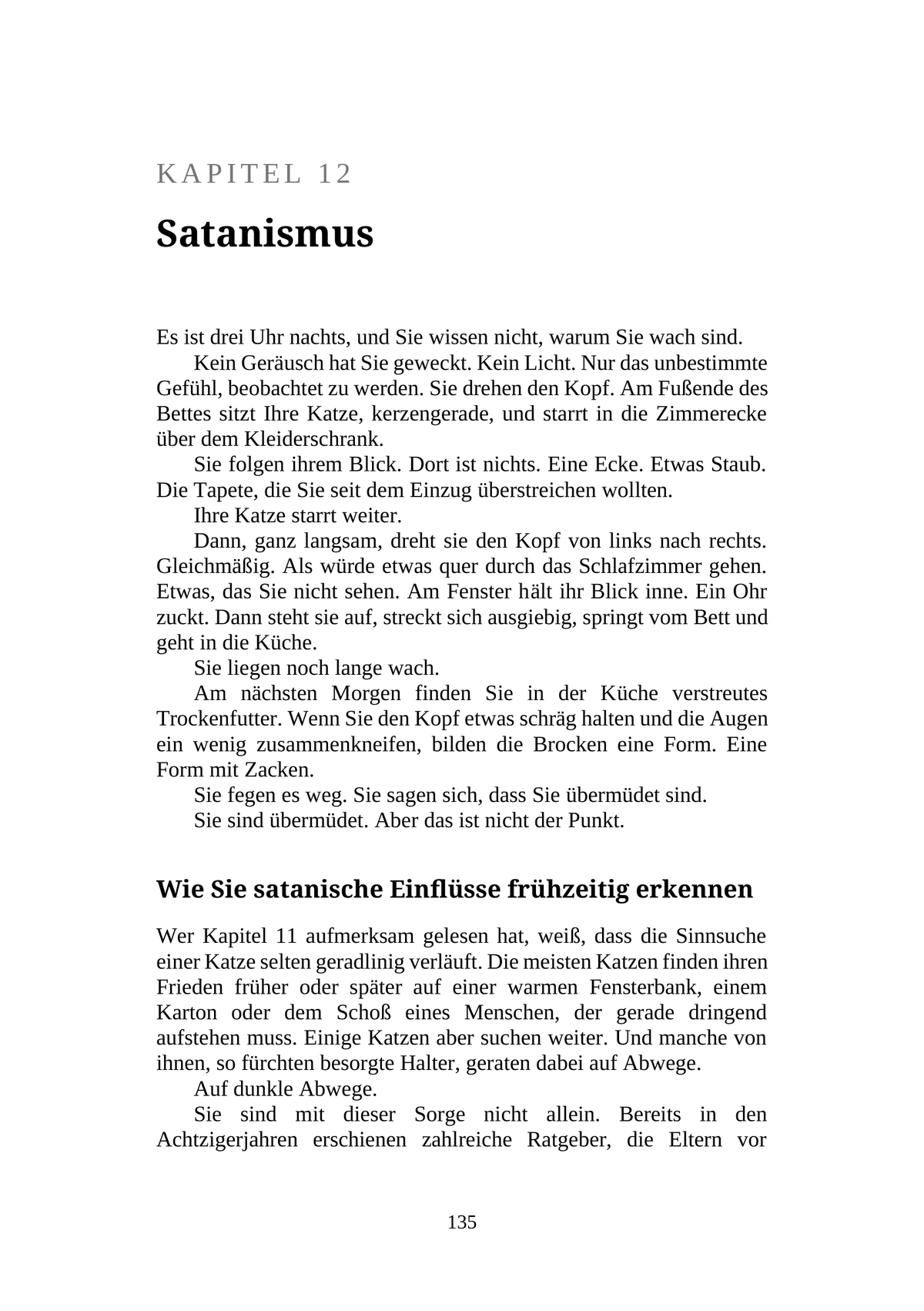 WIE SIE MIT IHRER KATZE ÜBER PORNOGRAFIE SPRECHEN -  Enthaltsamkeit, Drogen, Satanismus und andere Gefahren für ihre neun Leben