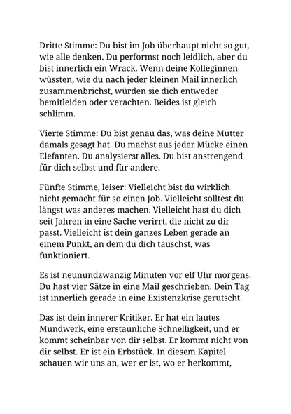ICH WÜRDE JA GERNE, ABER MEIN VERDAMMTER KOPF LÄSST MICH NICHT