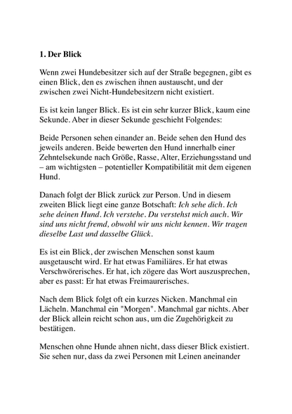 HUNDE MACHEN MICH GLÜCKLICH - MENSCHEN NUR KOPFSCHMERZEN