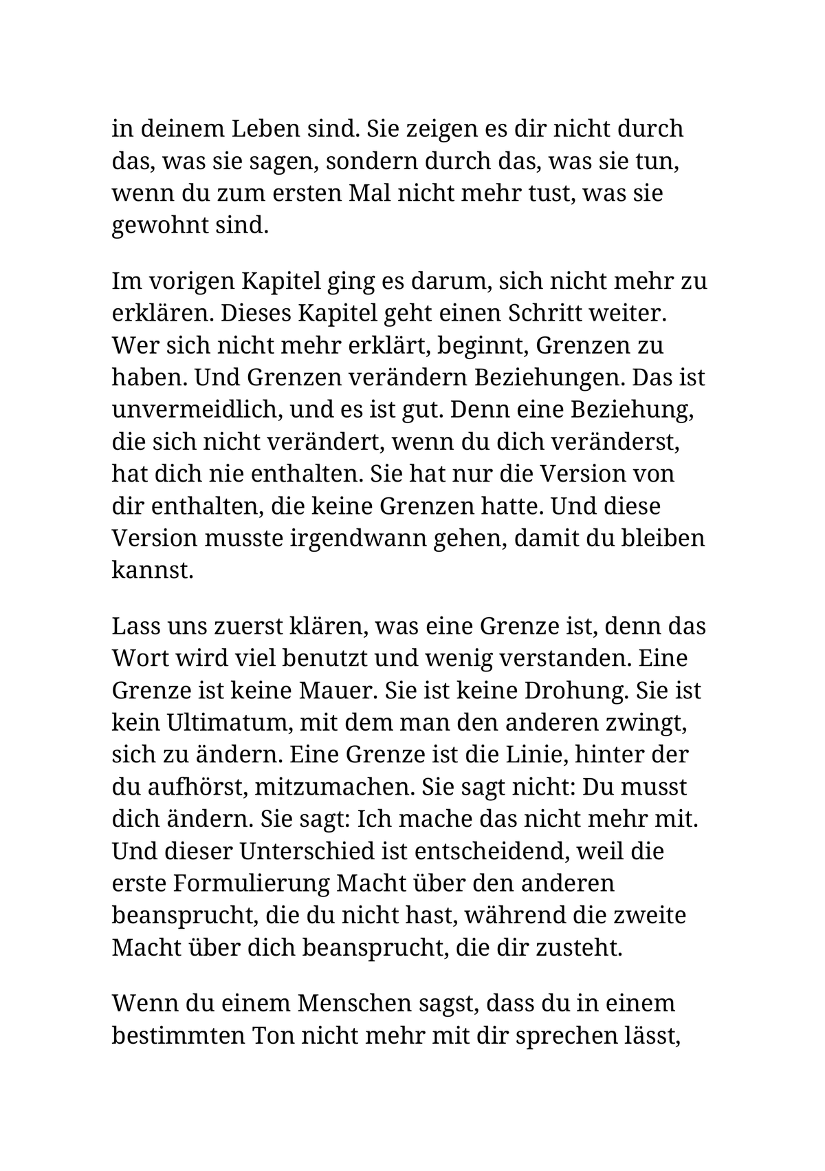 WER SICH SELBST VERLÄSST, WIRD VERLASSEN