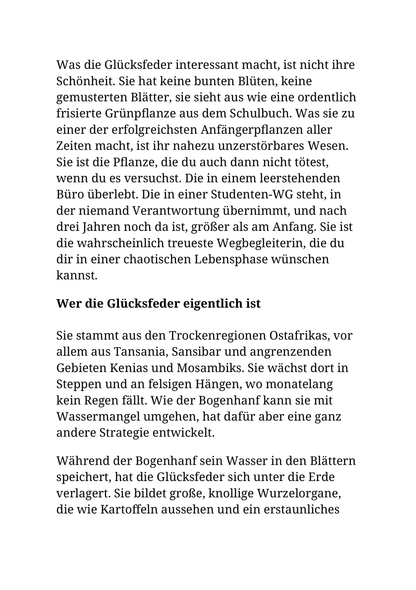 BITTE STIRB NICHT - Hilfe für chronische Pflanzenkiller