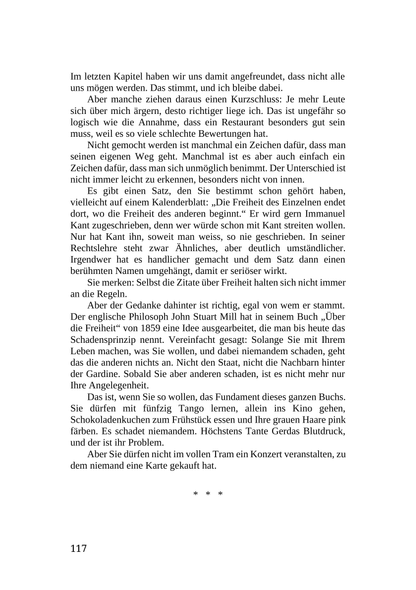 ICH LASS MIR DOCH NICHT VERBIETEN, WAS MIR KEINER ERLAUBT HAT