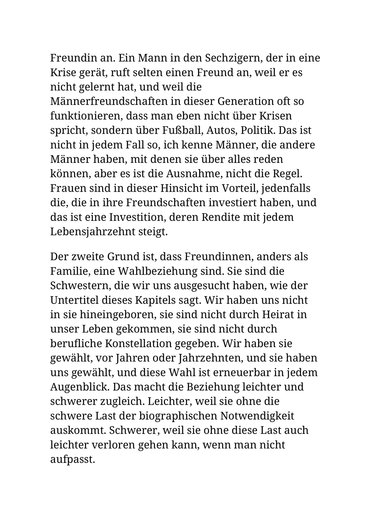 DIE ZWEITE LEBENSHÄLFTE GEHÖRT MIR (WENN DIE KNIE MITMACHEN)