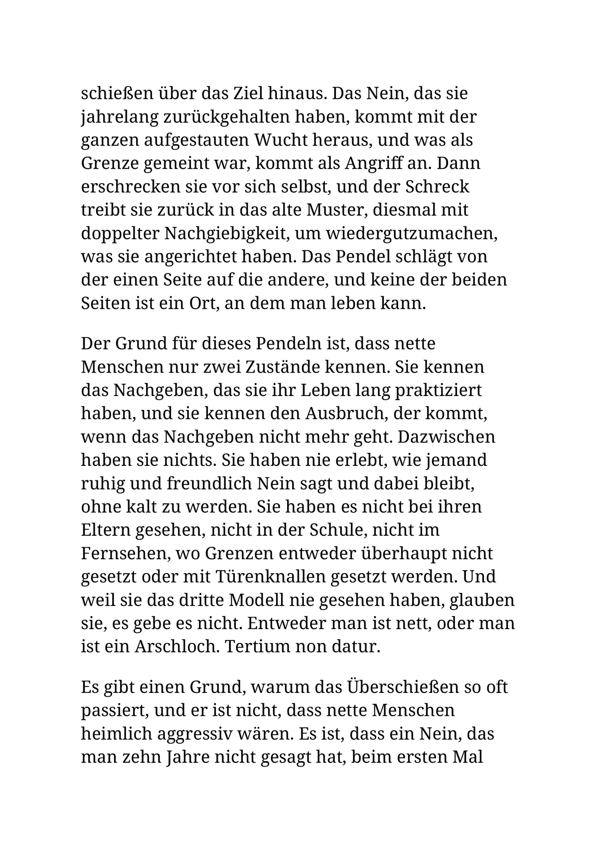 WER IMMER NETT IST, DEN BEIẞEN DIE HUNDE - Über gute Absichten, falsche Rücksicht und den Mut, nicht immer der nette Mensch sein zu müssen.