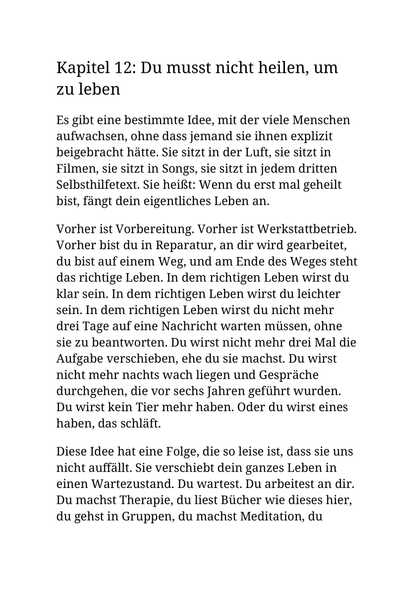 ICH WÜRDE JA GERNE, ABER MEIN VERDAMMTER KOPF LÄSST MICH NICHT