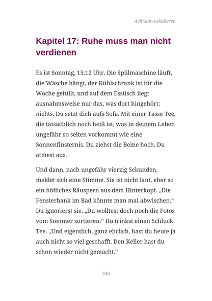 ACHTSAM ESKALIEREN - Der Anti-Stress-Guide für Frauen, die nicht mehr alles mitmachen wollen.