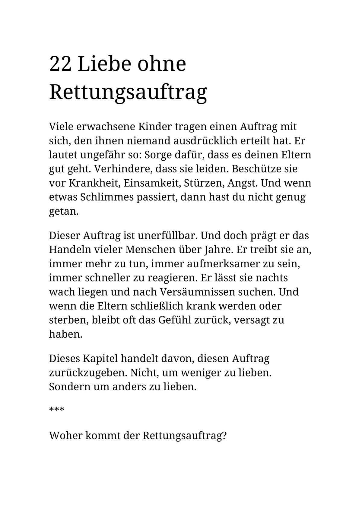 MEINE ELTERN WERDEN ALT UND ICH KANN NICHTS DAGEGEN TUN