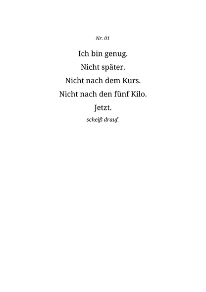 MEIN KLEINES BUCH MIT SCHEIẞ DRAUF AFFIRMATIONEN