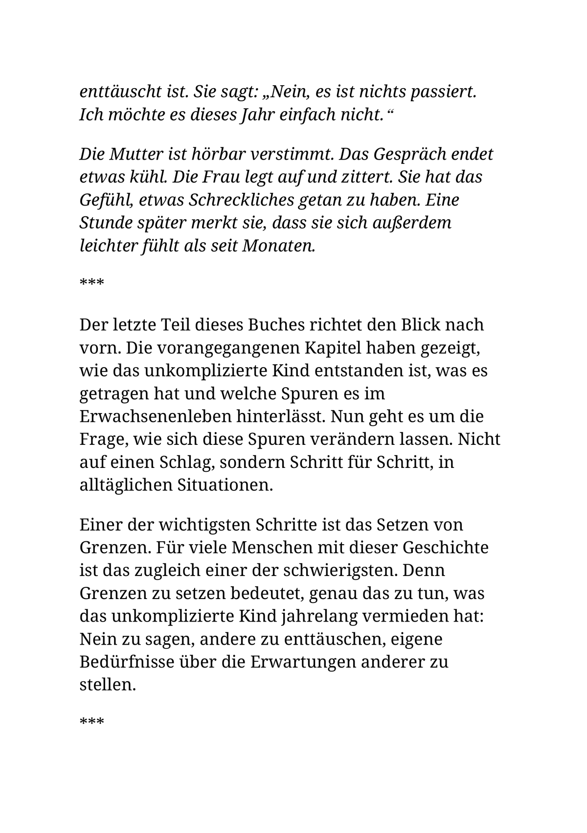 ICH WAR DAS KIND, UM DAS MAN SICH NIE SORGEN MUSSTE