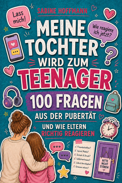 MEINE TOCHTER WIRD ZUM TEENAGER - 100 Fragen aus der Pubertät und wie Eltern richtig reagieren