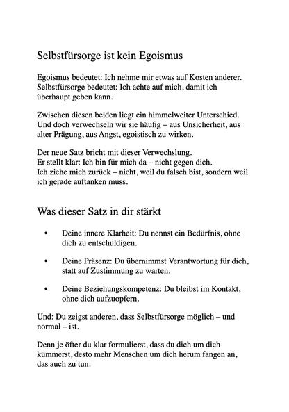 40 SÄTZE, DIE DEIN LEBEN VERÄNDERN - Grenzen setzen, souverän kommunizieren.