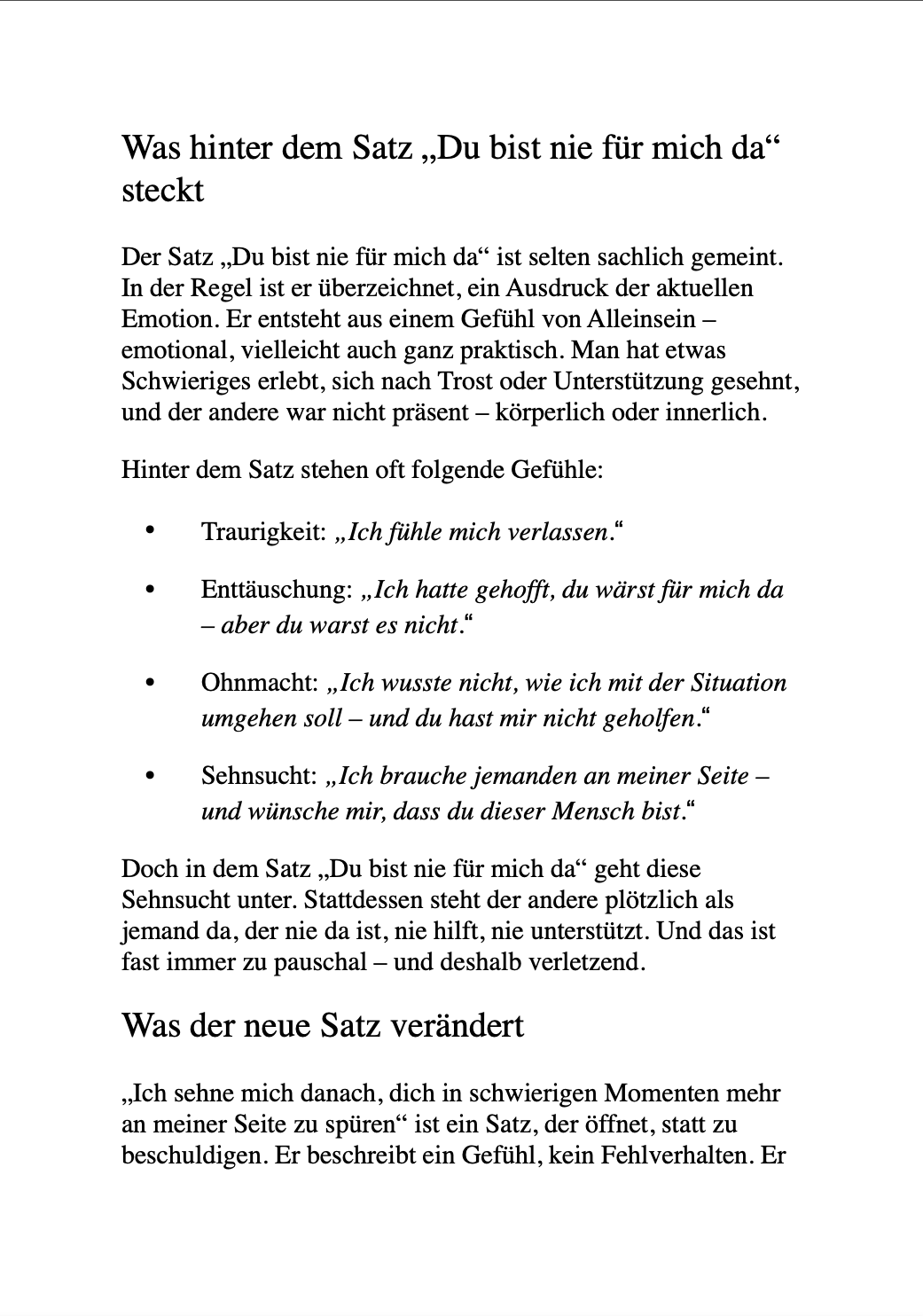 40 SÄTZE, DIE DEINE BEZIEHUNG VERÄNDERN. Für mehr Nähe, Klarheit und echte Verbindung