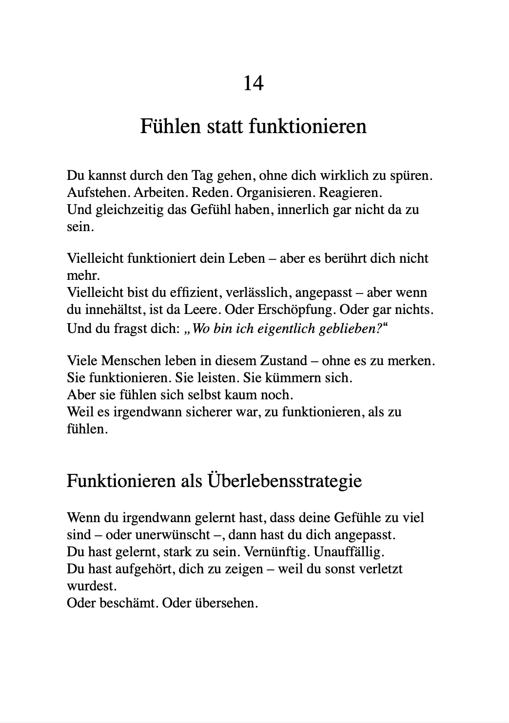 WENIGER DENKEN. MEHR LEBEN - Befreie dich vom Overthinking – und finde zurück zu Klarheit, Ruhe und Lebensfreude.